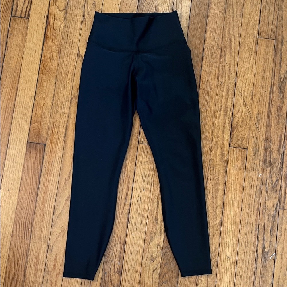 ALO 7/8 Airlift Black High-Waist Leggings